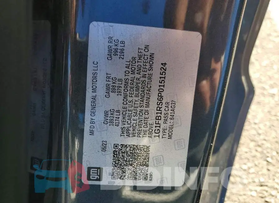 1G1FB1RS6P0151524 Photo# 12