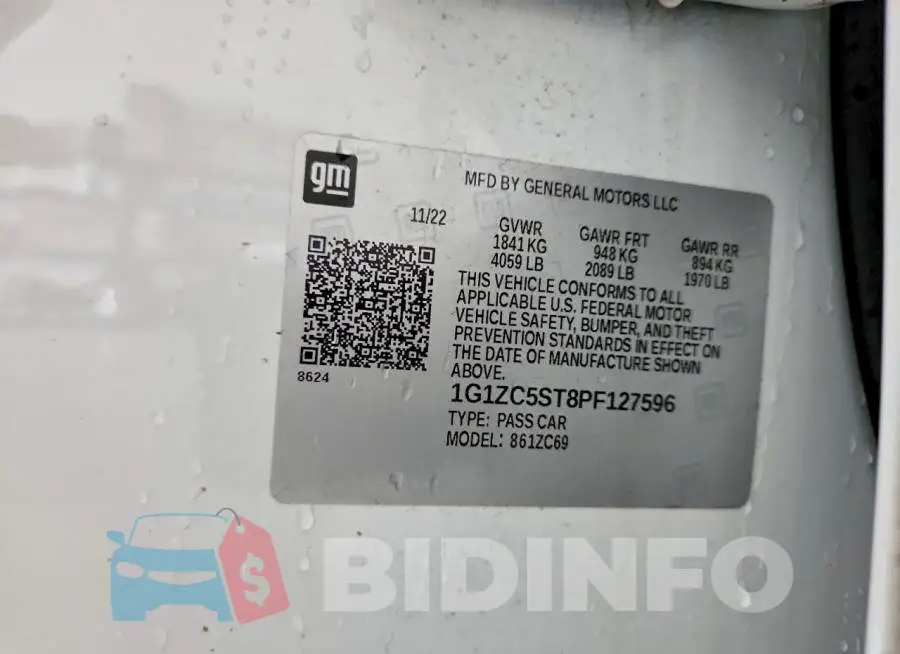 1G1ZC5ST8PF127596 Photo# 12