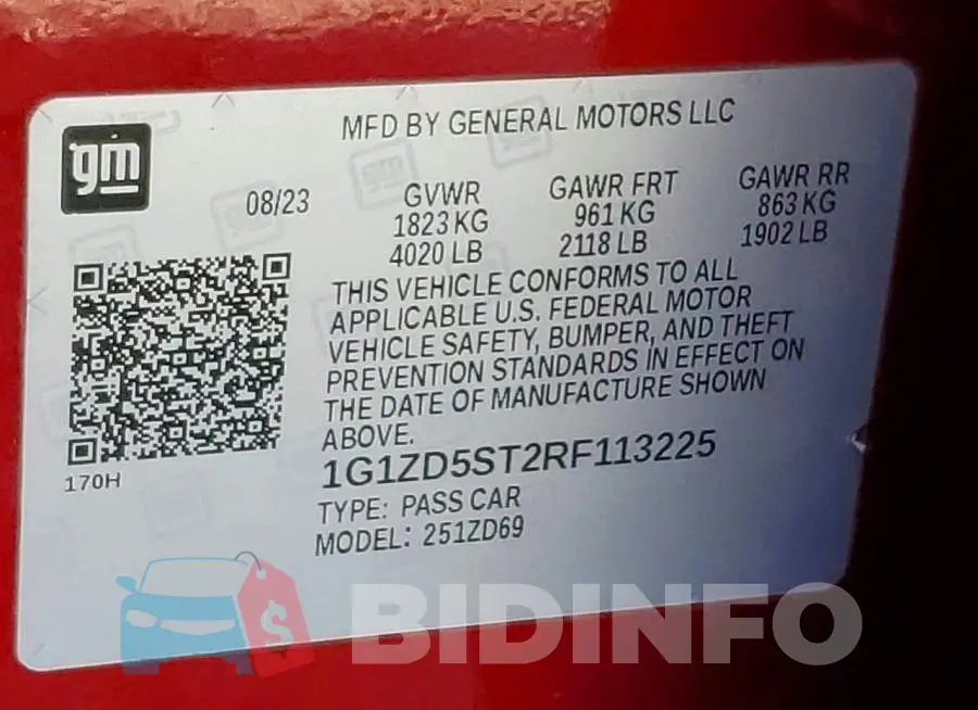 1G1ZD5ST2RF113225 Photo# 13