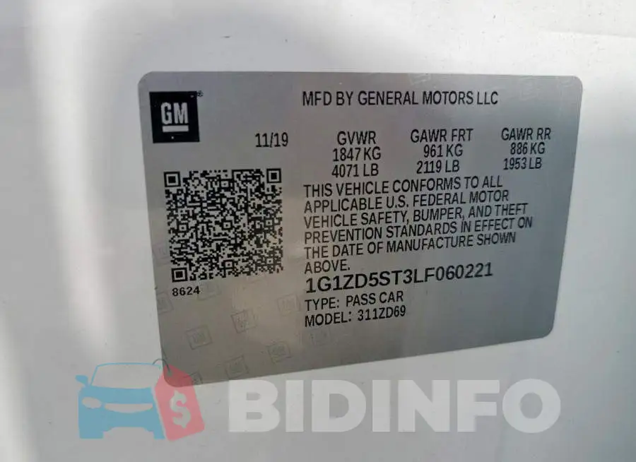 1G1ZD5ST3LF060221 Photo# 12