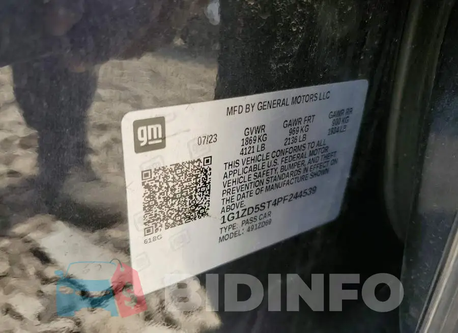 1G1ZD5ST4PF244539 Photo# 12