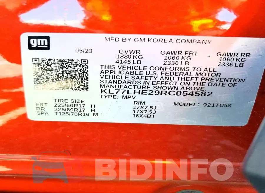 KL77LHE29RC054582 Photo# 13