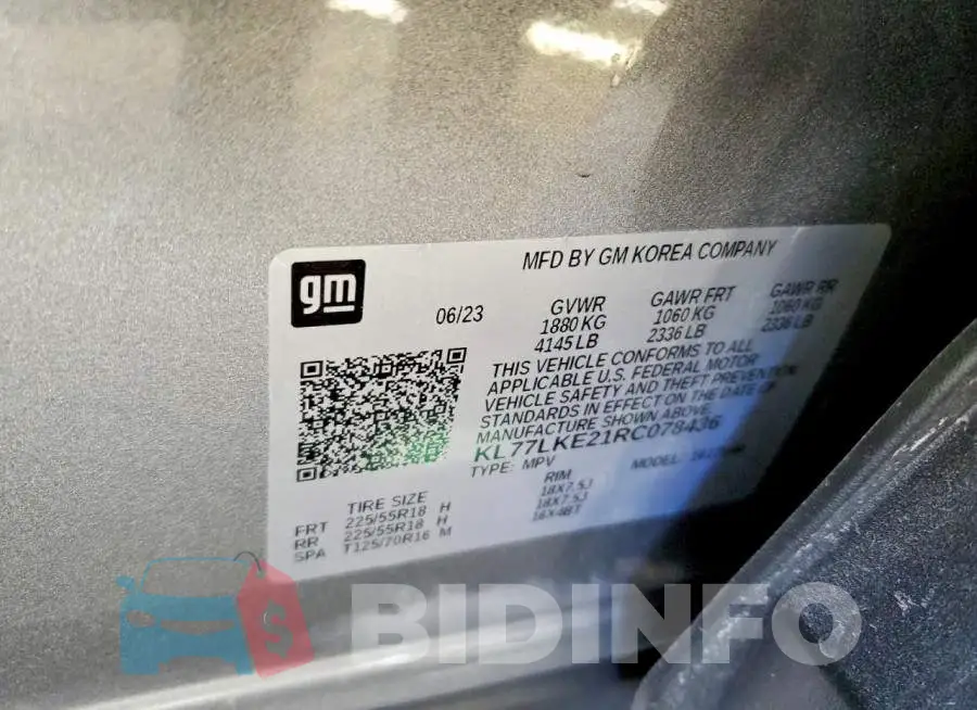 KL77LKE21RC078436 Photo# 13