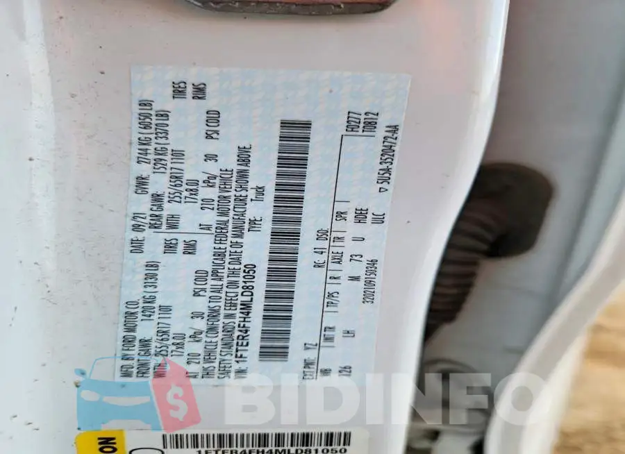 1FTER4FH4MLD81050 Photo# 12