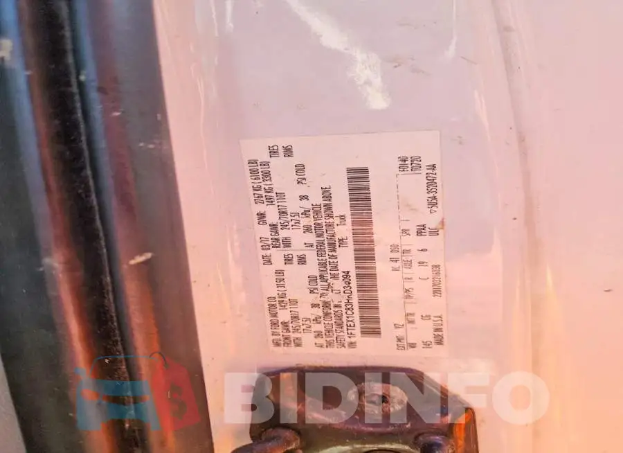 1FTEX1C83HKD34094 Photo# 12