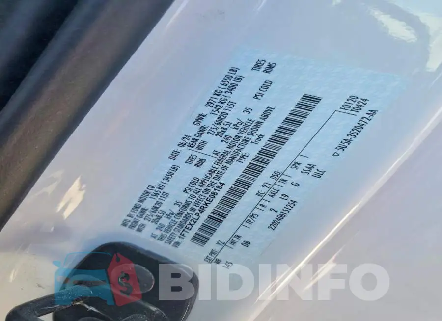 1FTEX2LP4RKE08184 Photo# 12