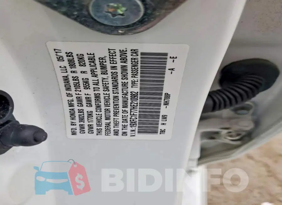 19XFC1F77HE210982 Photo# 12