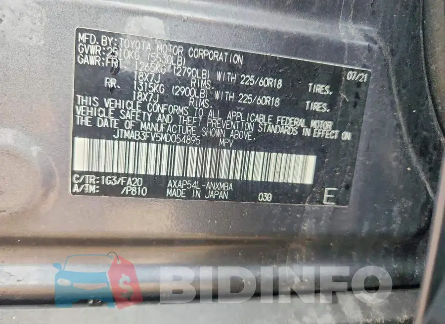 JTMAB3FV5MD054895 Photo# 12