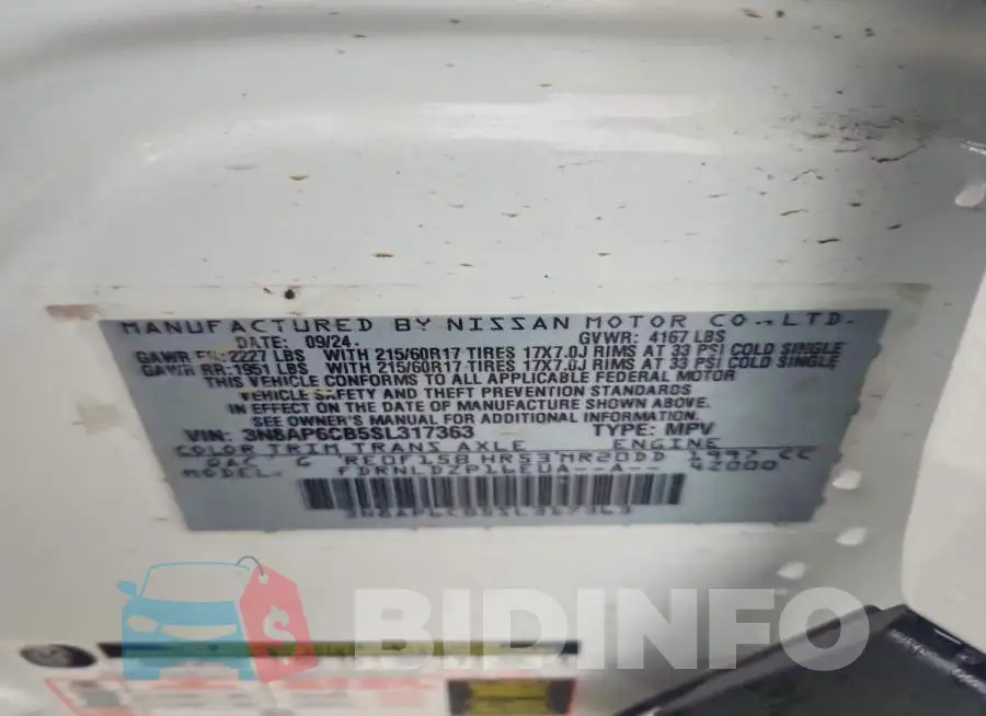 3N8AP6CB5SL317363 Photo# 12