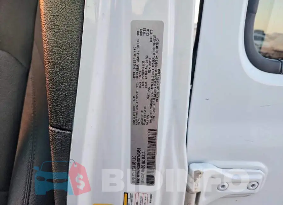 1C4HJXDG6MW740056 Photo# 13