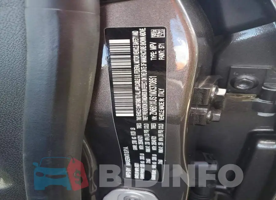 ZN661XUS1MX370851 Photo# 13