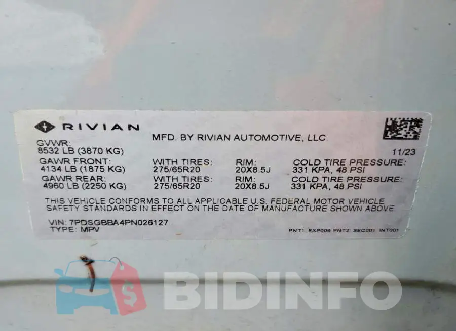 7PDSGBBA4PN026127 Photo# 12