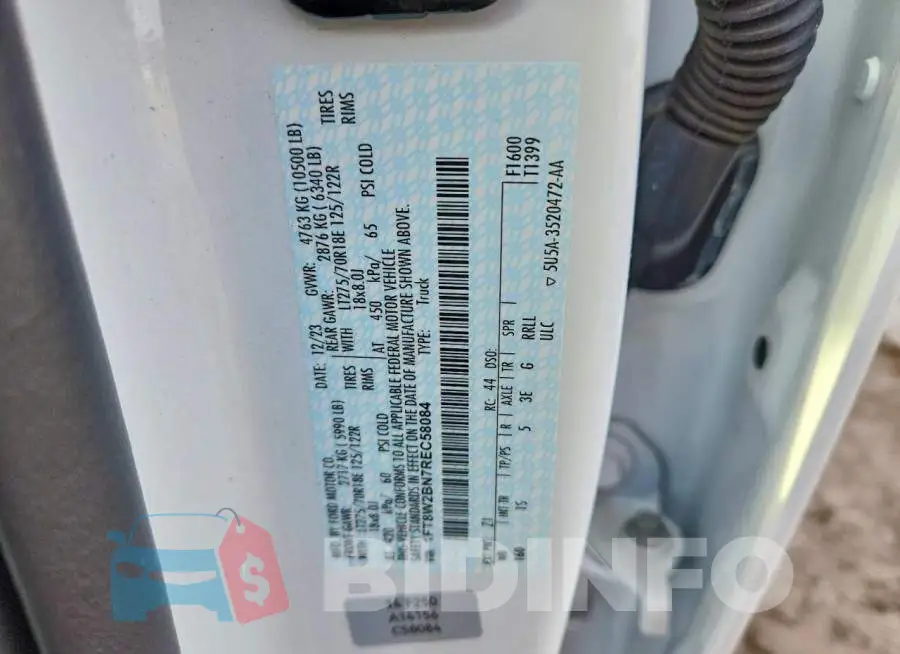 1FT8W2BN7REC58084 Photo# 12