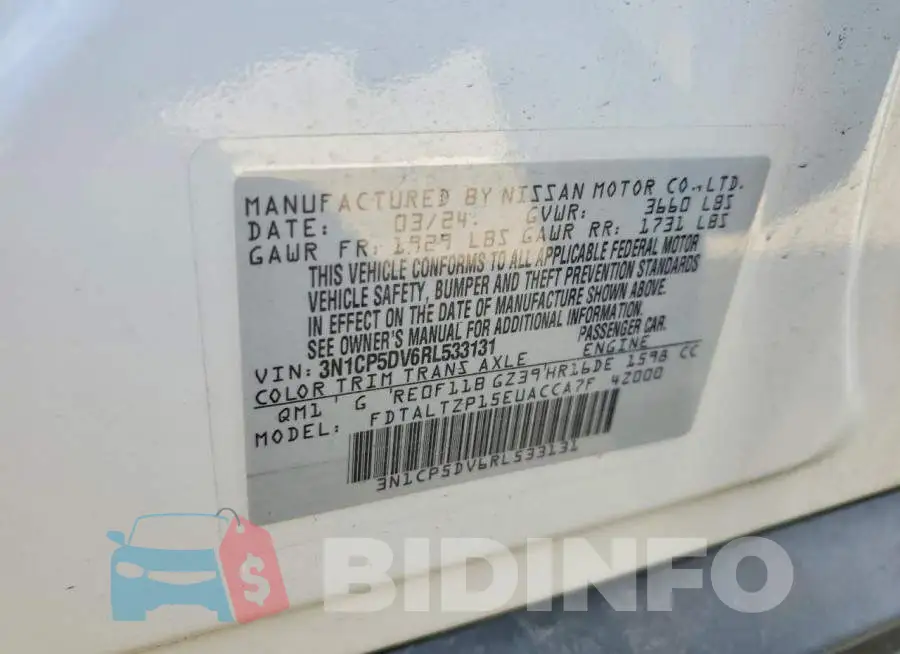 3N1CP5DV6RL533131 Photo# 12