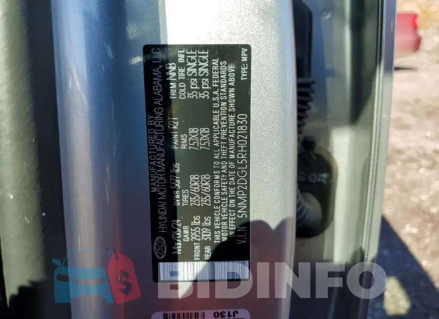 5NMP2DGL5RH021830 Photo# 13