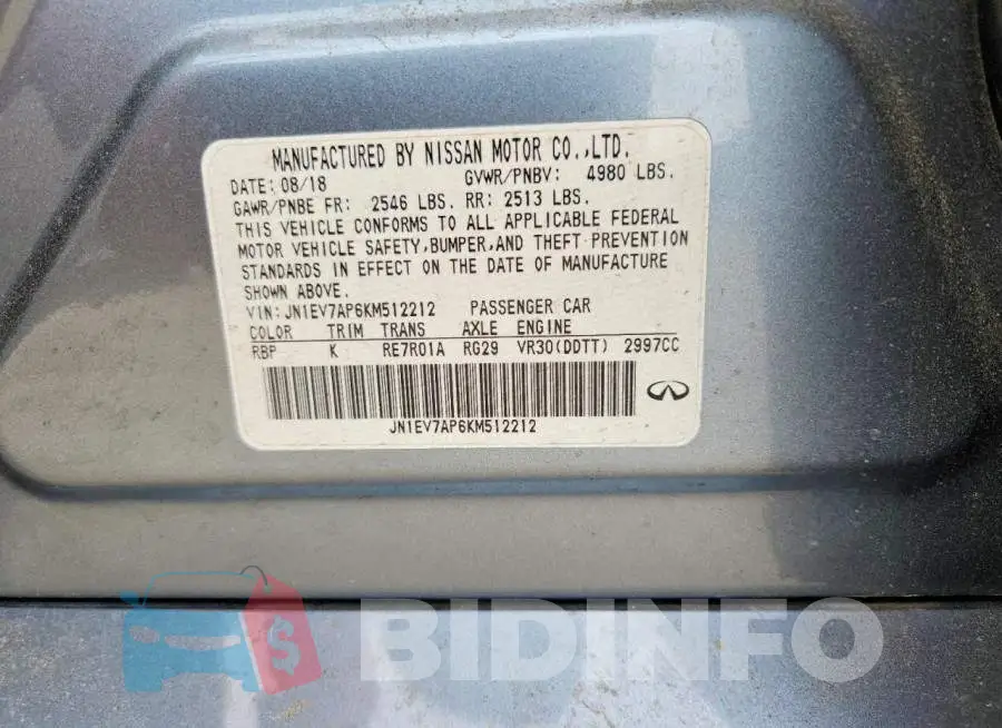 JN1EV7AP6KM512212 Photo# 12