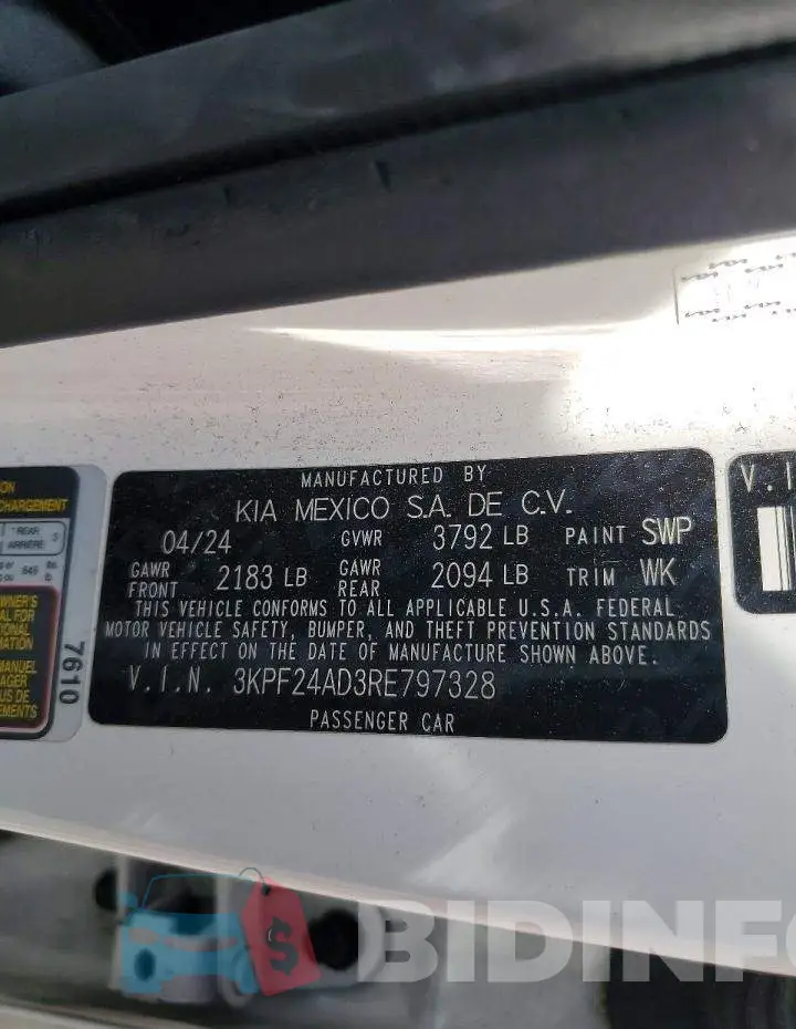 3KPF24AD3RE797328 Photo# 12