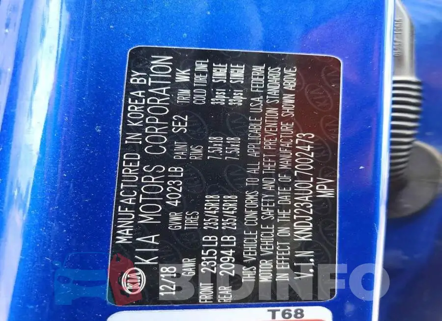 KNDJ23AU0L7002473 Photo# 14