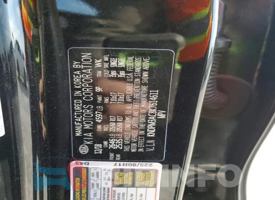 KNDPM3AC8K7614611 Photo# 14