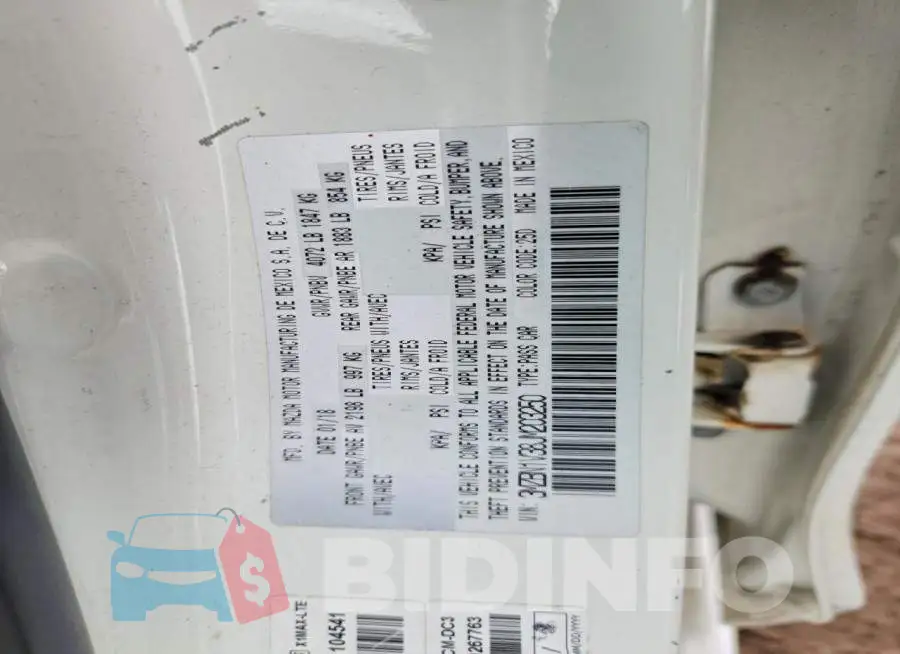 3MZBN1V38JM203250 Photo# 12