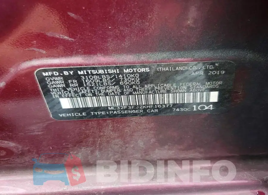 ML32F3FJ2KHF16377 Photo# 12