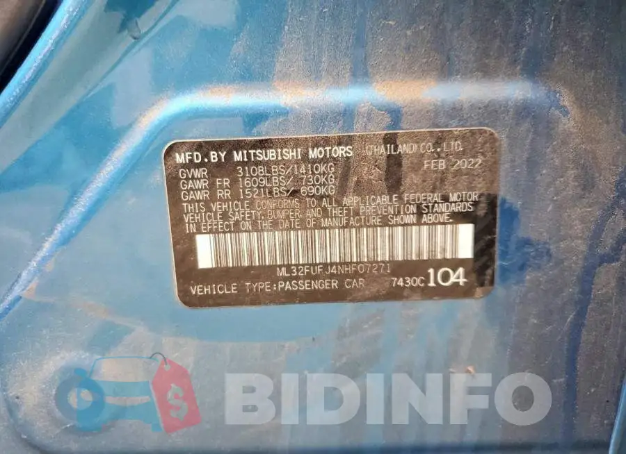 ML32FUFJ4NHF07271 Photo# 12