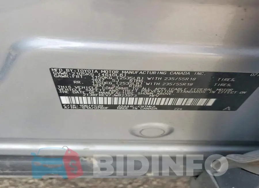 2T3RFREV7JW823973 Photo# 13
