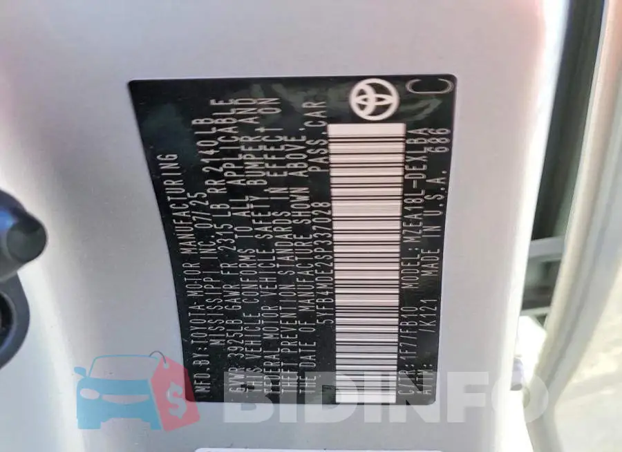 5YFB4MDE2SP337028 Photo# 12