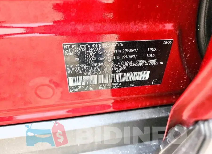 JTMRWRFV0SD319827 Photo# 12