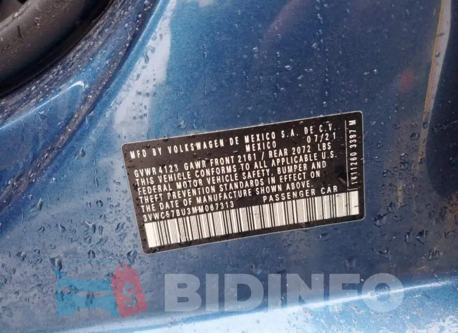 3VWC57BU3MM067313 Photo# 12