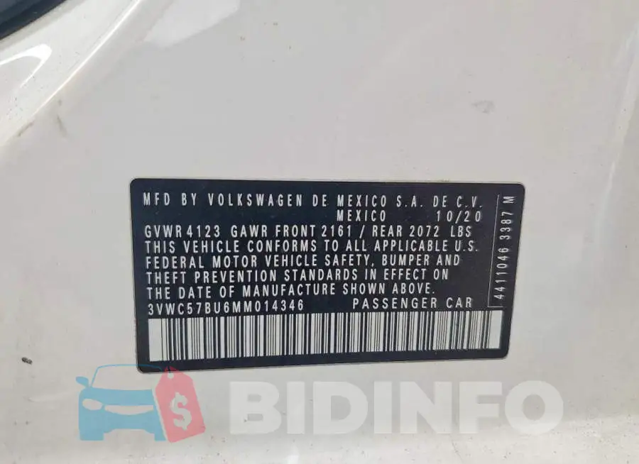 3VWC57BU6MM014346 Photo# 12