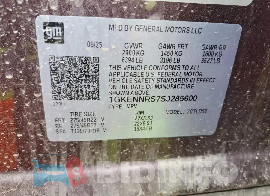 1GKENNRS7SJ285600 Photo# 13