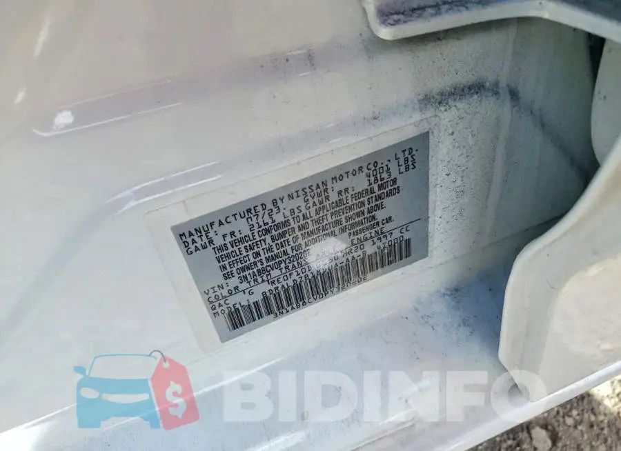 3N1AB8CV0PY320202 Photo# 12