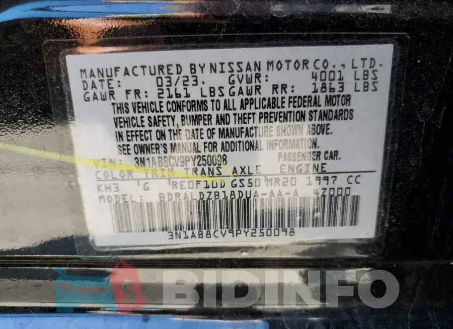 3N1AB8CV9PY250098 Photo# 12