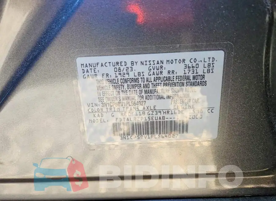 3N1CP5BV1PL564027 Photo# 12