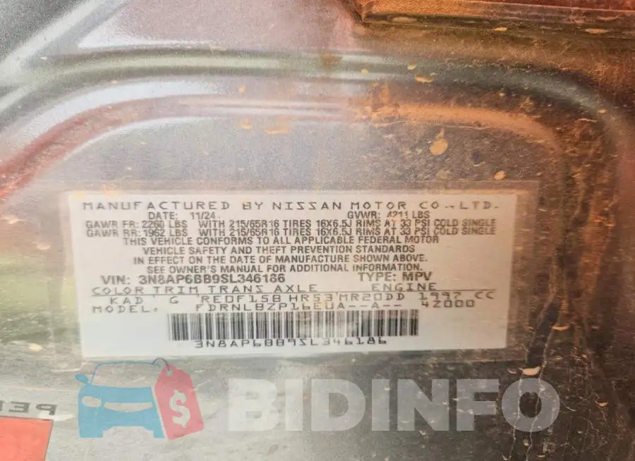 3N8AP6BB9SL346186 Photo# 13