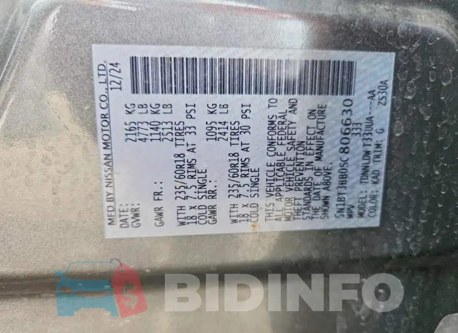 5N1BT3BB0SC806630 Photo# 13