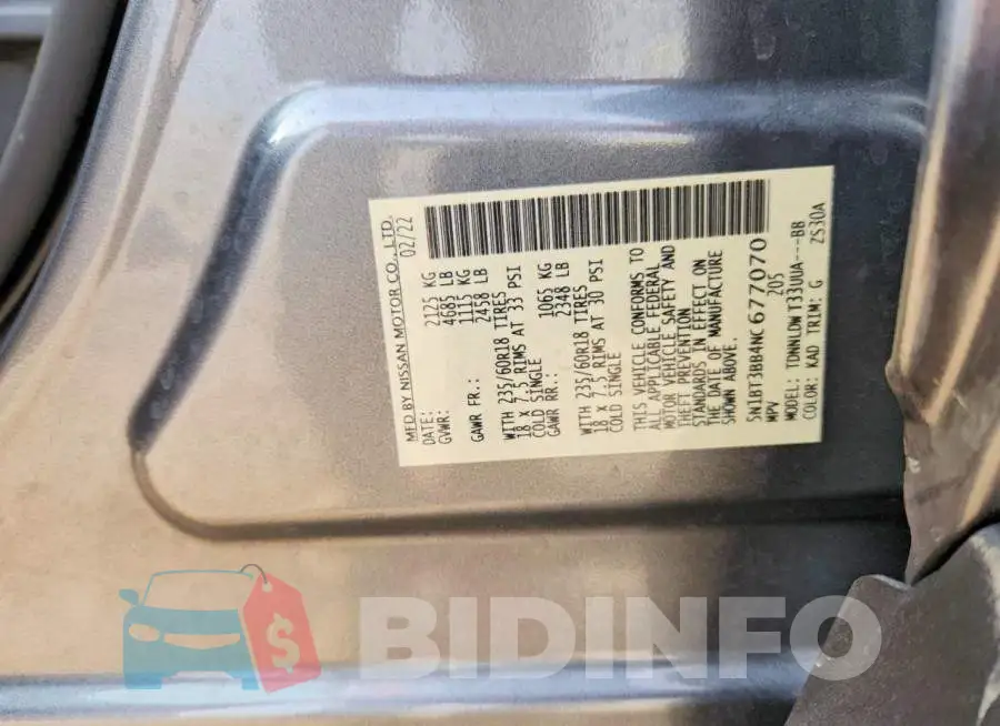 5N1BT3BB4NC677070 Photo# 12