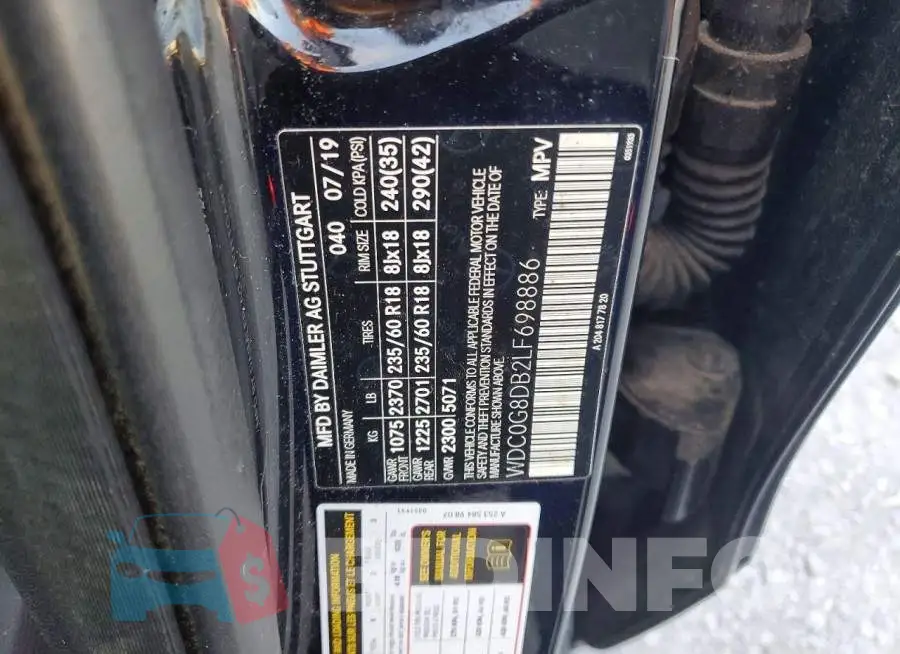 WDC0G8DB2LF698886 Photo# 13