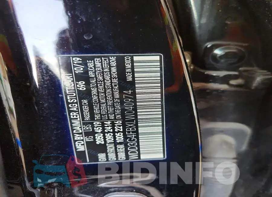 WDD3G4FBXLW040974 Photo# 12