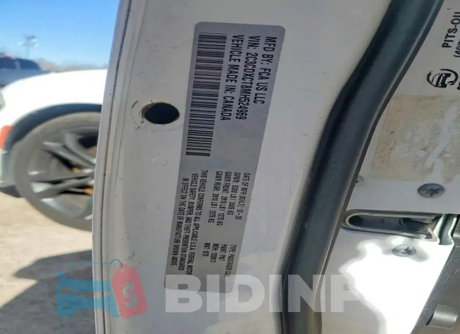 2C3CDXCT8MH524969 Photo# 12