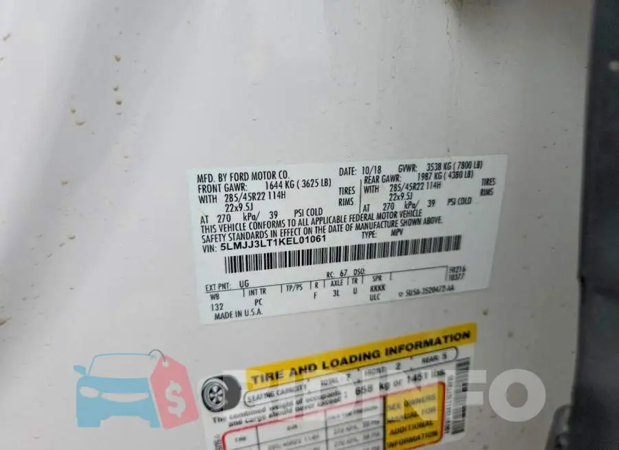 5LMJJ3LT1KEL01061 Photo# 13