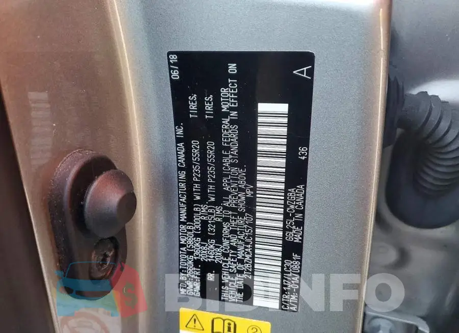 2T2BZMCA4JC157107 Photo# 13