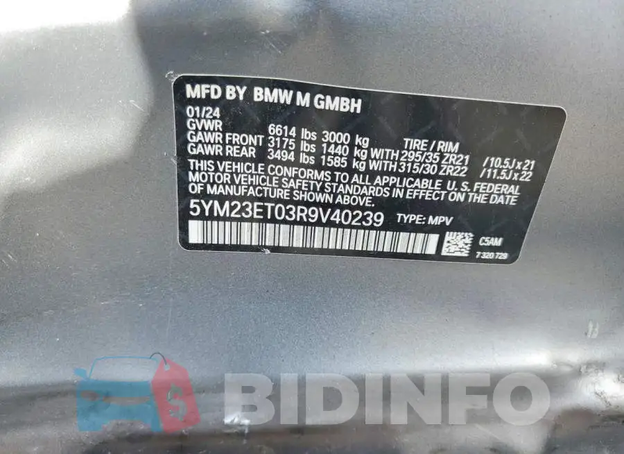 5YM23ET03R9V40239 Photo# 13