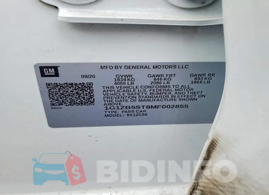 1G1ZB5ST8MF002855 Photo# 13
