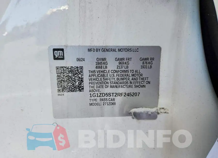 1G1ZD5ST2RF245207 Photo# 13