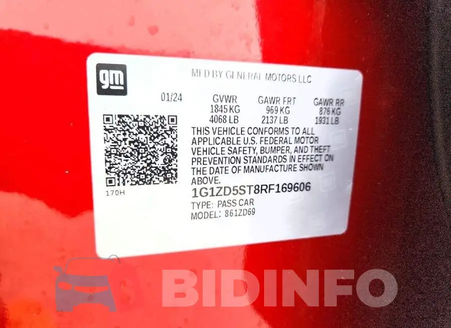 1G1ZD5ST8RF169606 Photo# 12