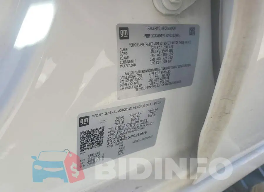 3GCUDFELXPG213975 Photo# 12