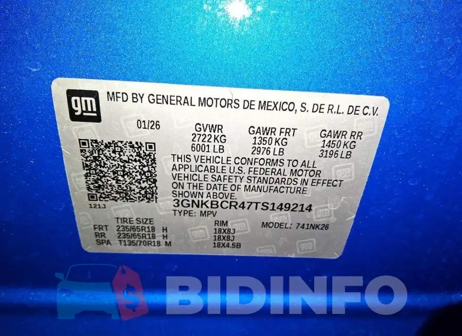 3GNKBCR47TS149214 Photo# 13