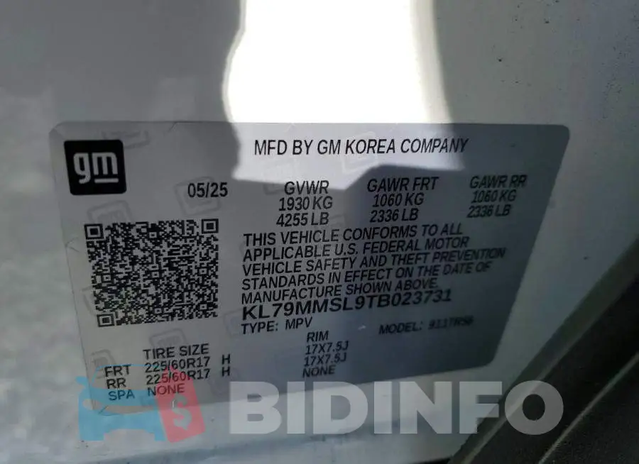 KL79MMSL9TB023731 Photo# 13